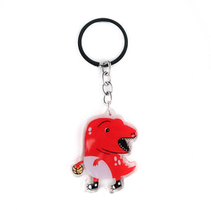 Clumsy Raptor Keychain