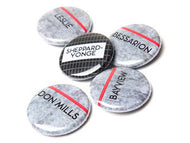 Toronto Subway Magnets: Sheppard line