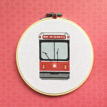 Load image into Gallery viewer, Not In Service Streetcar Cross Stitch Kit
