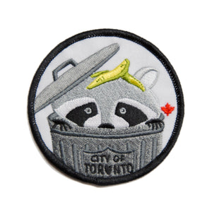 Trash Can Raccoon Patch