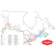 Load image into Gallery viewer, City of Canada Transit Map Print
