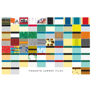 Toronto Subway Tiles print