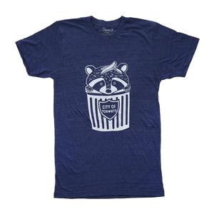 Womens Trash Can Raccoon T-shirt