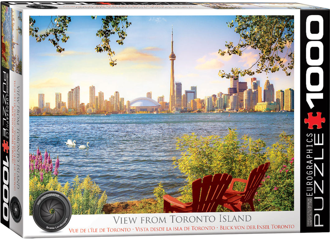 View From Toronto Island Jigsaw Puzzle