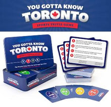 Load image into Gallery viewer, You Gotta Know Toronto sports trivia game